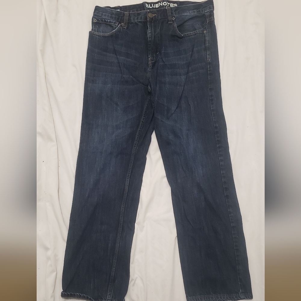 Bluenotes Men's Relaxed Fit Jeans in Deep Blue